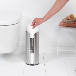 Brabantia Toiletrulle Dispenser T 3 Ruller - Matt Steel 
