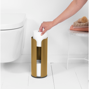 Brabantia Toiletrulle Dispenser T 3 Ruller - Warm Gold
