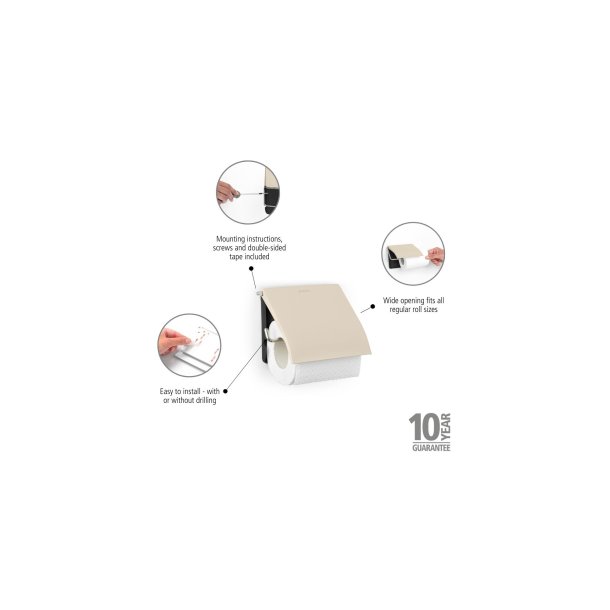 Brabantia Toiletrulleholder Soft Beige