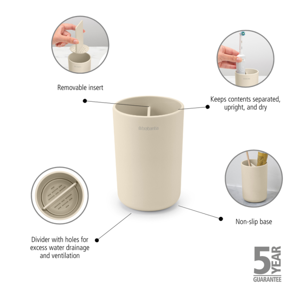 Brabantia Tandkrus - Soft Beige