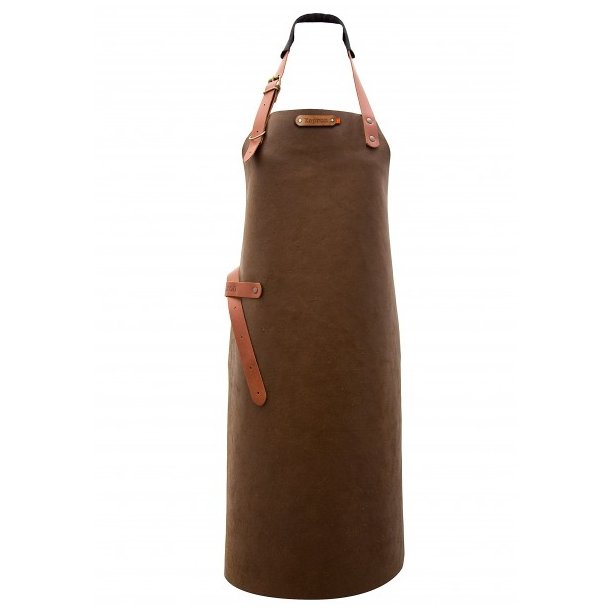 Xapron Kansas Lderforklde lang model Rust - L 74 cm B 60 cm