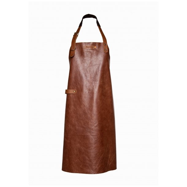 Xapron New York Lderforklde lang model Cognac - L 82 cm B 60 cm