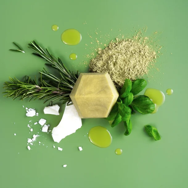 Solidu - Shampoo Bar Neemph - Til Skadet Hr (65 g)