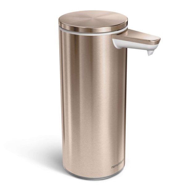 Simplehuman Vskesensorpumpe 266Ml, Genopladeligt, Rose Gold