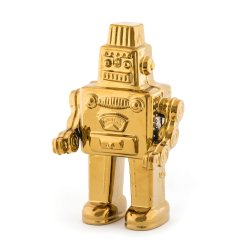 Seletti My Robot MEMORABILIA GOLD - 17,4 x 12,4 x 30 cm