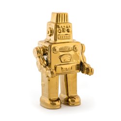 Seletti My Robot MEMORABILIA GOLD - 17,4 x 12,4 x 30 cm