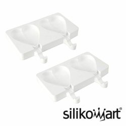 Silikomart Siliconeforme til Mini is - Hjerter
