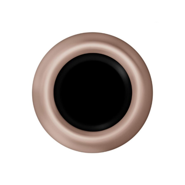 Simplehuman Ball Open Trash Can 115L, enkelrum, rosaguld rostfritt stl