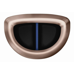 Simplehuman Halvrunde ben Skraldespand 66L (33/33), Dobbelt Rum, Roseguld Rustfrit Stl