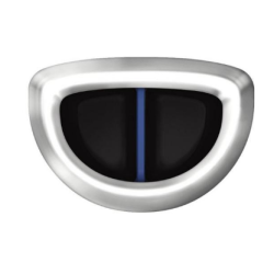 Simplehuman Halvrunde ben Skraldespand 66L (33/33), Dobbelt Rum, Brstet Kraftig Rustfri Stl