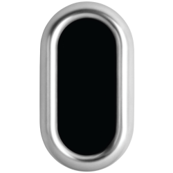 Simplehuman Slank ben Skraldespand 50L, Enkelt Rum, Brstet Tungt Spor Rustfrit Stl