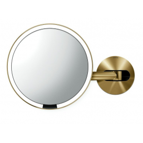 Simplehuman Vghngt sensor Spejl 5X Forstrrelse 20 Cm Genopladeligt - Messing