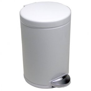 Simplehuman Rund Pedalspand / Affaldsspand 4,5 Liter Hvid