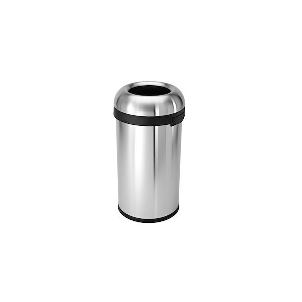 Simplehuman ben Top Affaldsspand / Skraldespand 60 Liter - Brstet