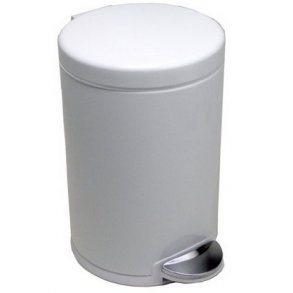 Simplehuman Pedalspand 12 Liter - Hvid/ Stl