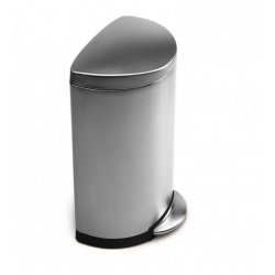Simplehuman Halvrund / Halvmne Pedalspand 40 Liter Brstet Stl FPP