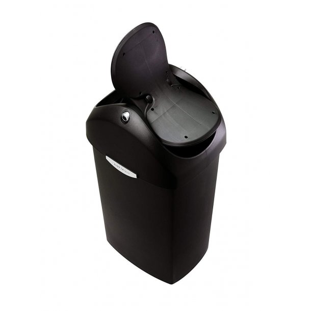 Simplehuman Swing Lock 40L, enkelrum, svart plast