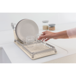 Brabantia Kompakt Opvaskestativ &amp; Bakke - Soft Beige