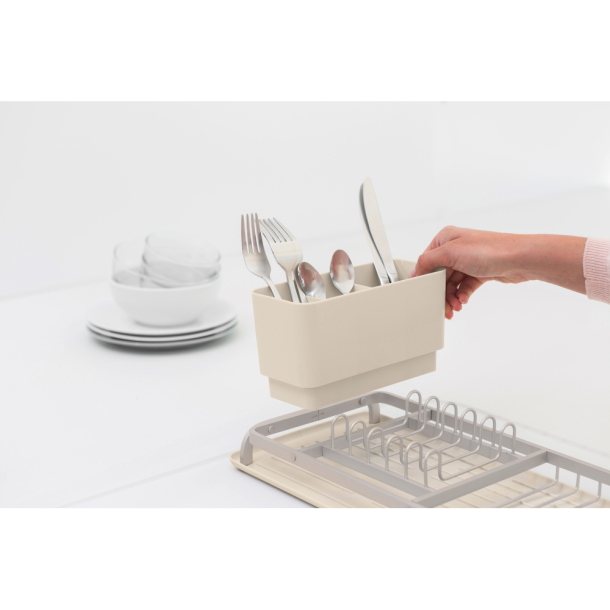 Brabantia Kompakt Opvaskestativ &amp; Bakke - Soft Beige
