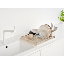 Brabantia Opvaskestativ &amp; Bakke - Soft Beige