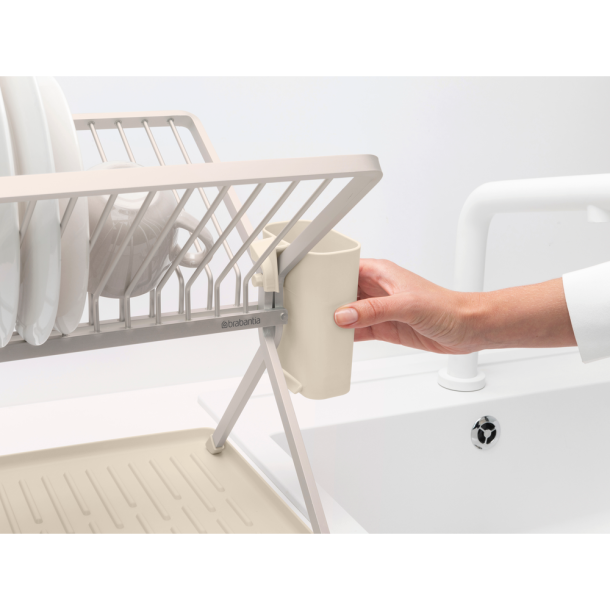 Brabantia Sammenklappelig Opvaskestativ Lille - Soft Beige