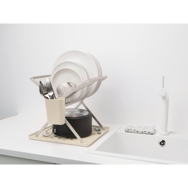 Brabantia Sammenklappelig Opvaskestativ Lille - Soft Beige