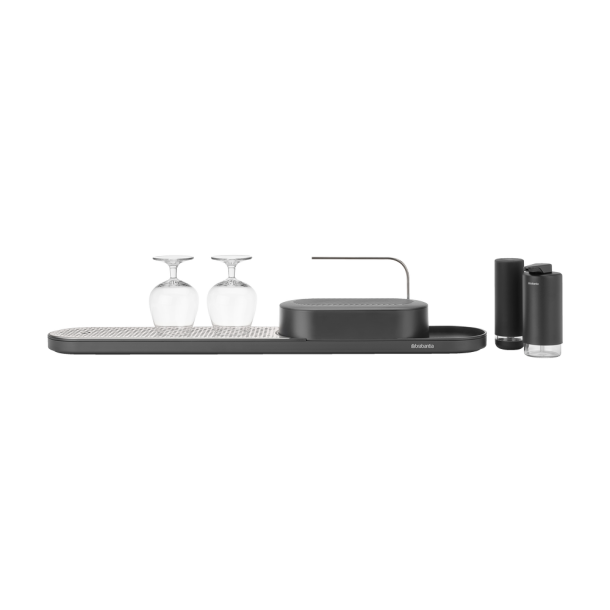 Brabantia SinkStyle Organiser St - Bakke, Sbepumpe og sbedispenser - Mineral Infinite