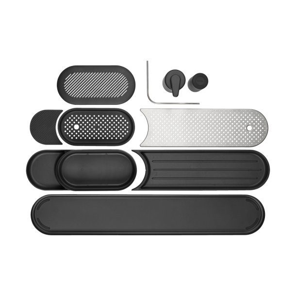 Brabantia SinkStyle Organiser St - Bakke, Sbepumpe og sbedispenser - Mineral Infinite