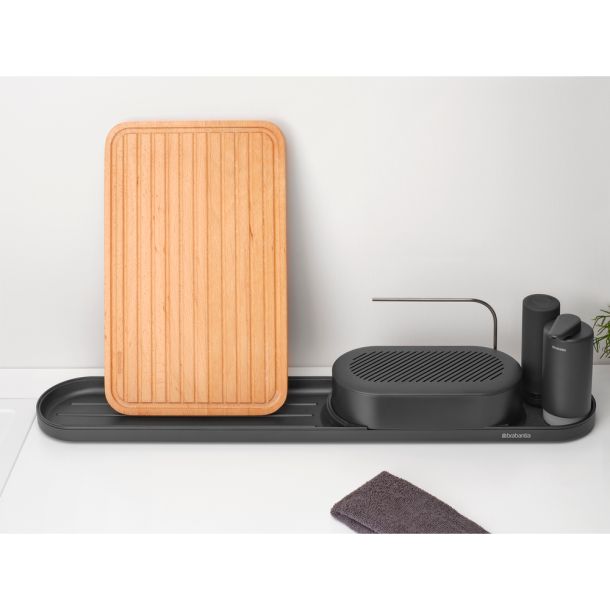 Brabantia SinkStyle Organiser St - Bakke, Sbepumpe og sbedispenser - Mineral Infinite