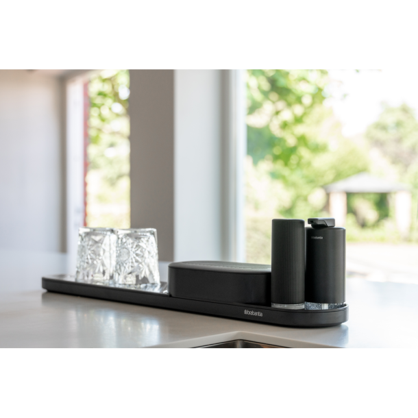 Brabantia SinkStyle Organiser St - Bakke, Sbepumpe og sbedispenser - Mineral Infinite