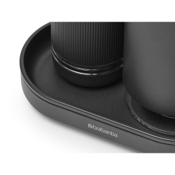 Brabantia SinkStyle Sbedispenser st, 2x200 ml&nbsp; - Mineral Infinite Grey