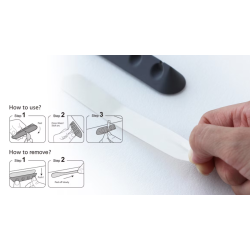 LeadTrend Kabelholder T 2 stk. Rd/Sort