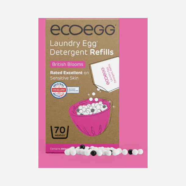 Ecoegg Refill Vaskekugle - British Blossom - 70 vaske