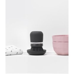 Brabantia Opvaskebrste Med Sbe Dispenser - Dark Grey