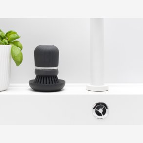 Brabantia Opvaskeb�rste Med S�be Dispenser - Dark Grey