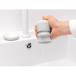 Brabantia Opvaskebrste Med Sbe Dispenser - Light Grey