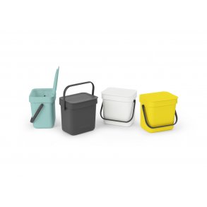 Brabantia Affaldsspand m/ Låg - Affaldssortering 3 Liter Uden Vægbeslag