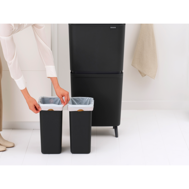Brabantia Sortup Affaldsspand til Affaldssortering HI 25+10+10 Liter - Dark Grey
