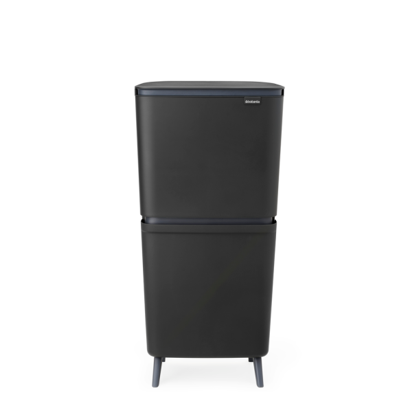 Brabantia Sortup Affaldsspand til Affaldssortering HI 25+10+10 Liter - Dark Grey