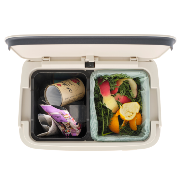 Brabantia Sortup Affaldsspand til Affaldssortering HI 25+10+10 Liter Soft Beige