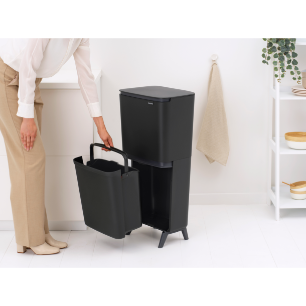 Brabantia Sortup Affaldsspand til Affaldssortering HI 20+25 Dark Grey