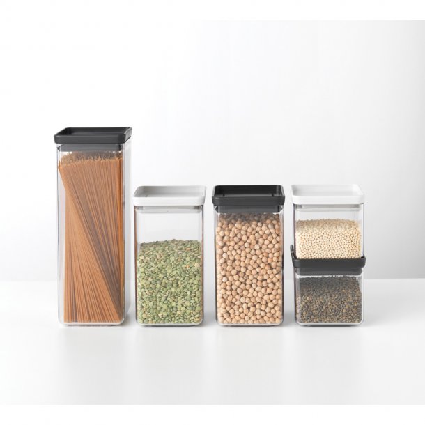 Brabantia TASTY+ Opbevaringsboxe - 0,7 l. - Mrk Gr 