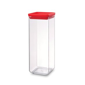 Brabantia Opbevaringsd�se Firkantet 2,5 Liter Tasty Colours Red