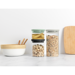 Brabantia Opbevaringsglas Stabelbar s�t a 3 stk.  -