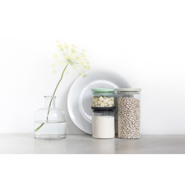 Brabantia Opbevaringsglas Stabelbar s�t a 3 stk.  -