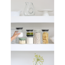 Brabantia Opbevaringsglas Stabelbar s�t a 3 stk.  -