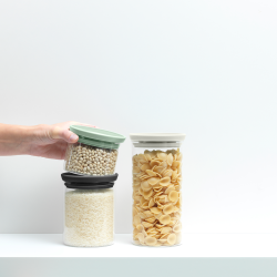 Brabantia Opbevaringsglas Stabelbar s�t a 3 stk.  -