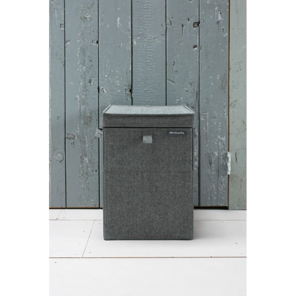 Brabantia Stabelbar Vasket�jspose, 35 Liter Pepper Black