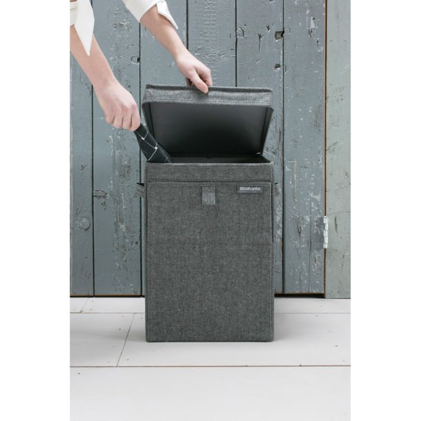 Brabantia Stabelbar Vasket�jspose, 35 Liter Pepper Black
