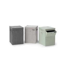 Brabantia Stabelbar Vasket�jspose, 35 Liter Pepper Black